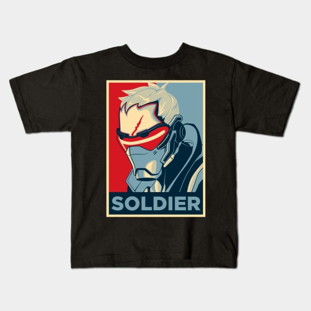 SOLDIER Kids T-Shirt by ChrisHarrys